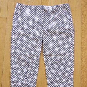 Audrey & Celine Navy and White Dress Capri